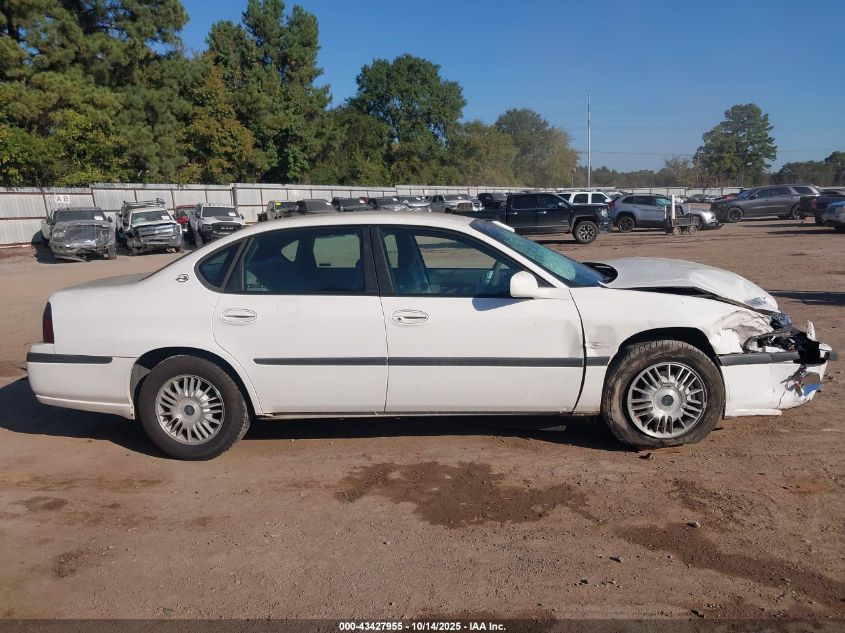 2002 Chevrolet Impala VIN: 2G1WF55E429355409 Lot: 43427955