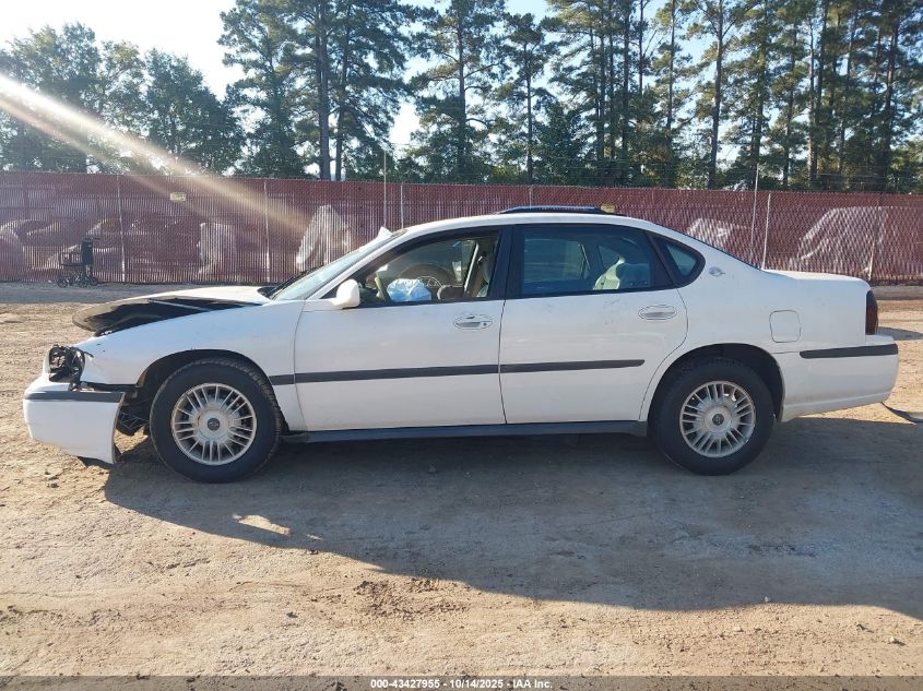 2002 Chevrolet Impala VIN: 2G1WF55E429355409 Lot: 43427955