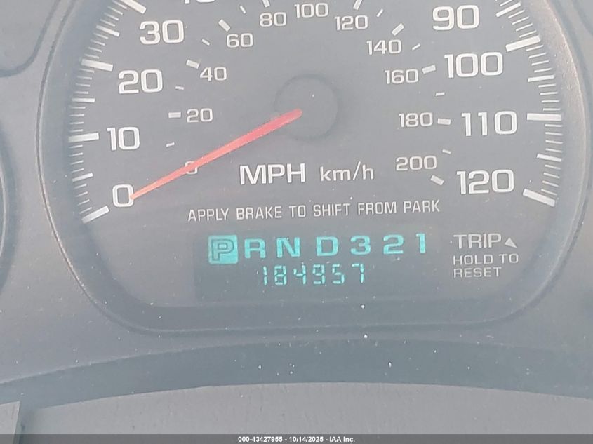 2002 Chevrolet Impala VIN: 2G1WF55E429355409 Lot: 43427955