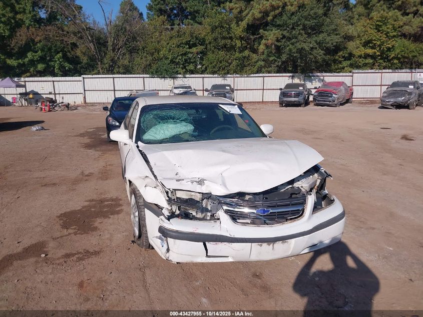 2002 Chevrolet Impala VIN: 2G1WF55E429355409 Lot: 43427955