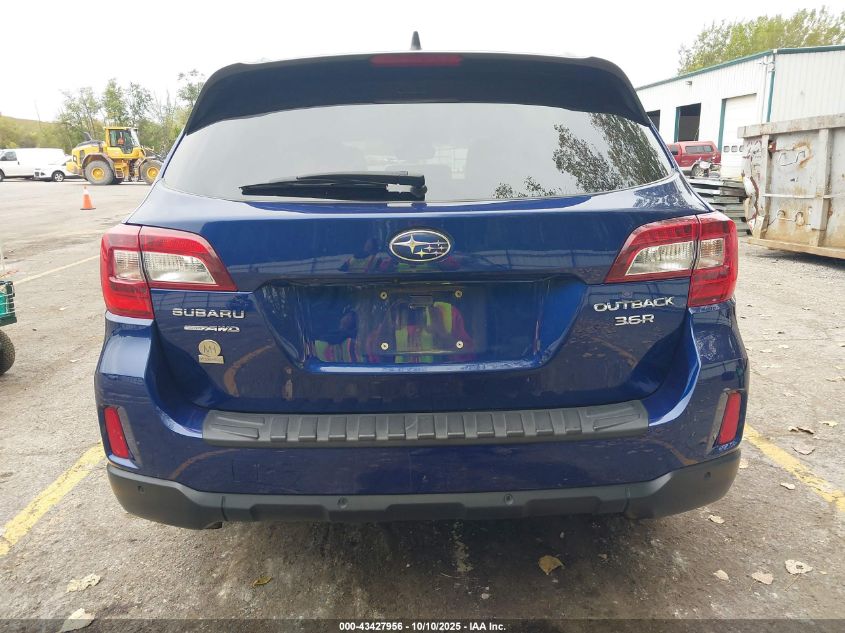 2017 Subaru Outback 3.6R Touring VIN: 4S4BSETC3H3331523 Lot: 43427956