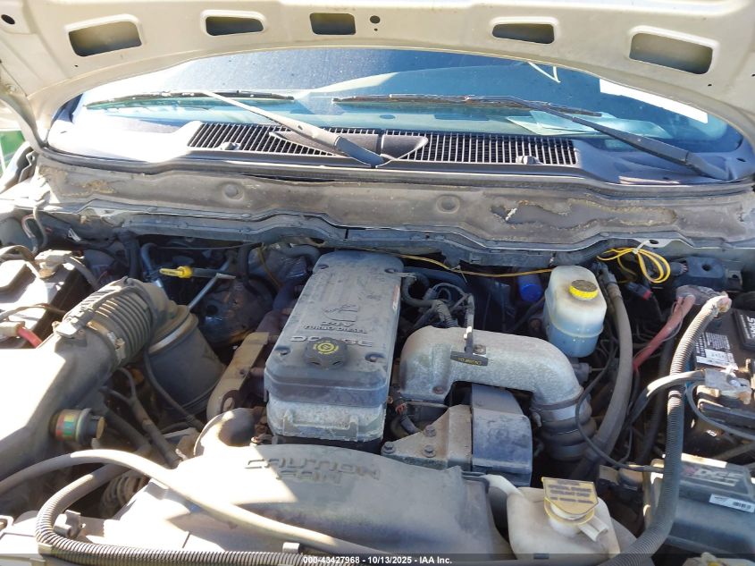 2003 Dodge Ram 2500 Slt/Laramie/St VIN: 3D7KU28C33G776345 Lot: 43427968