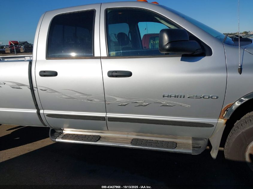 2003 Dodge Ram 2500 Slt/Laramie/St VIN: 3D7KU28C33G776345 Lot: 43427968