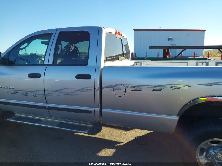 2003 Dodge Ram 2500 Slt/Laramie/St VIN: 3D7KU28C33G776345 Lot: 43427968