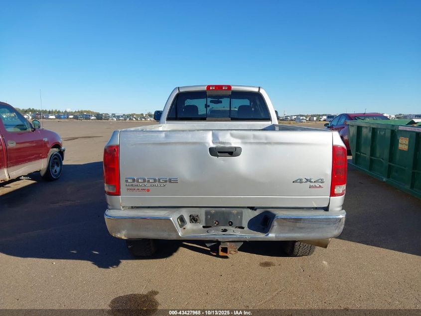 2003 Dodge Ram 2500 Slt/Laramie/St VIN: 3D7KU28C33G776345 Lot: 43427968