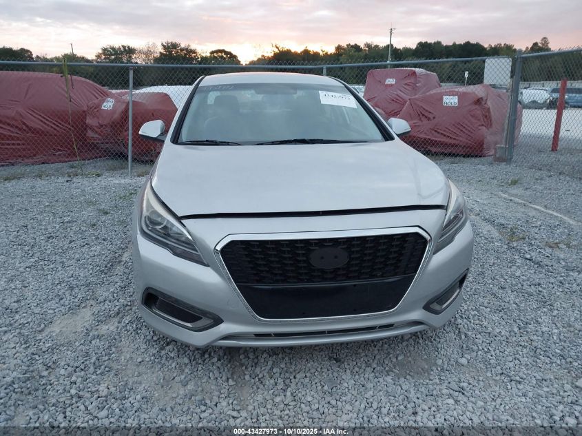 2016 Hyundai Sonata Hybrid Se VIN: KMHE24L19GA038578 Lot: 43427973