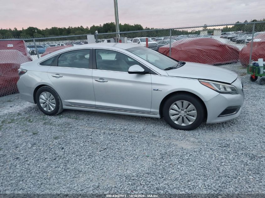 2016 Hyundai Sonata Hybrid Se VIN: KMHE24L19GA038578 Lot: 43427973