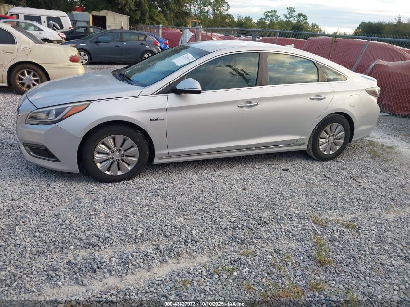 2016 Hyundai Sonata Hybrid Se VIN: KMHE24L19GA038578 Lot: 43427973