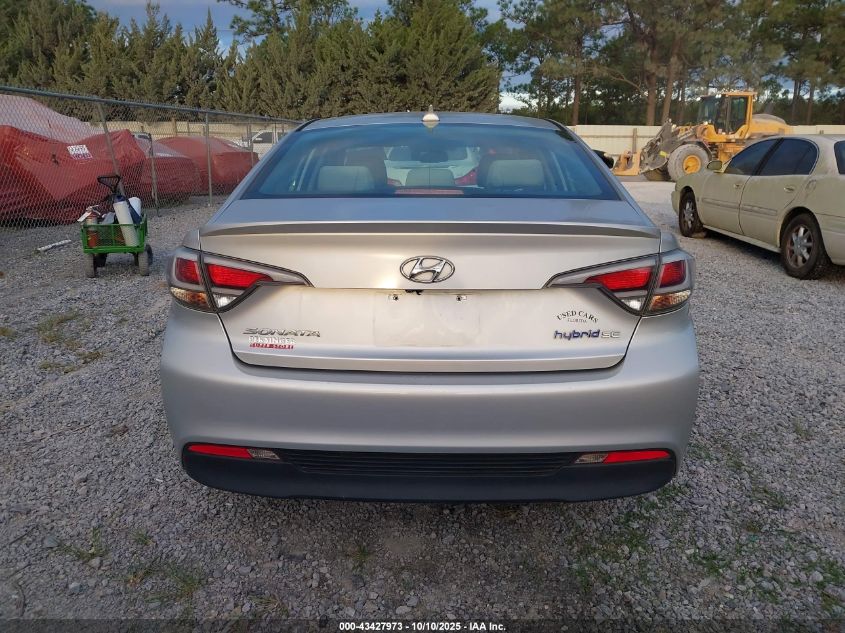 2016 Hyundai Sonata Hybrid Se VIN: KMHE24L19GA038578 Lot: 43427973