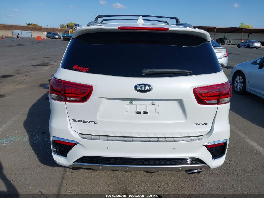 2020 Kia Sorento 3.3L Sx VIN: 5XYPKDA5XLG696164 Lot: 43428015