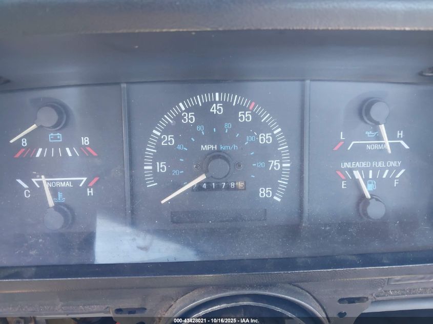 1990 Ford F150 VIN: 1FTDF15YXLNA46219 Lot: 43428021