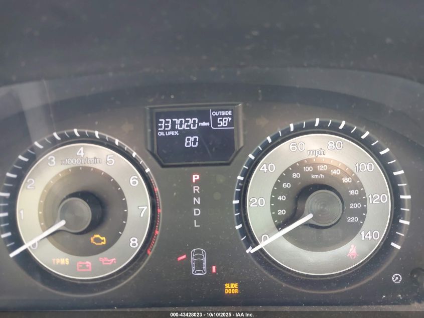 2011 Honda Odyssey Ex-L VIN: 5FNRL5H62BB001630 Lot: 43428023