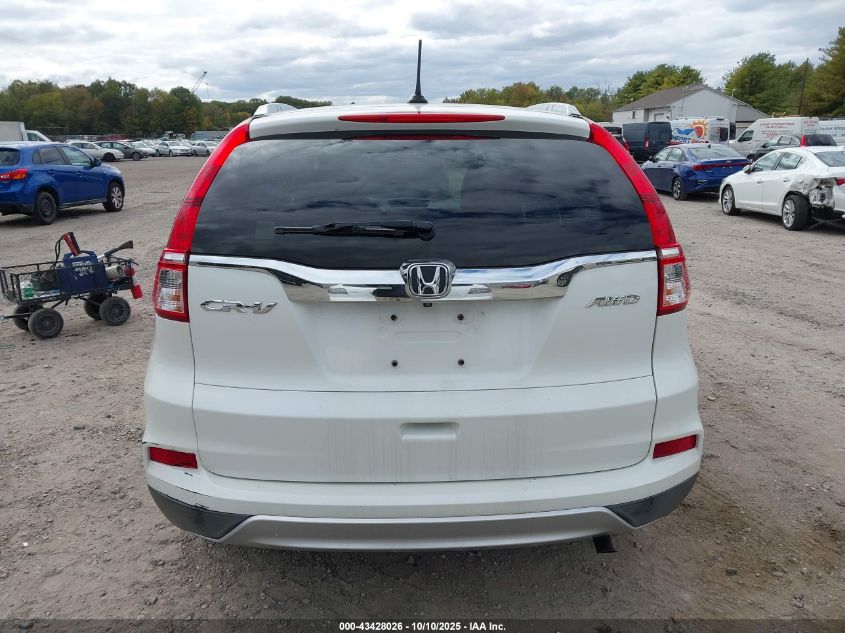 2016 Honda Cr-V Ex-L VIN: 5J6RM4H74GL091913 Lot: 43428026