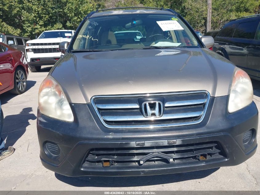 2006 Honda Cr-V Ex VIN: JHLRD788X6C017932 Lot: 43428043