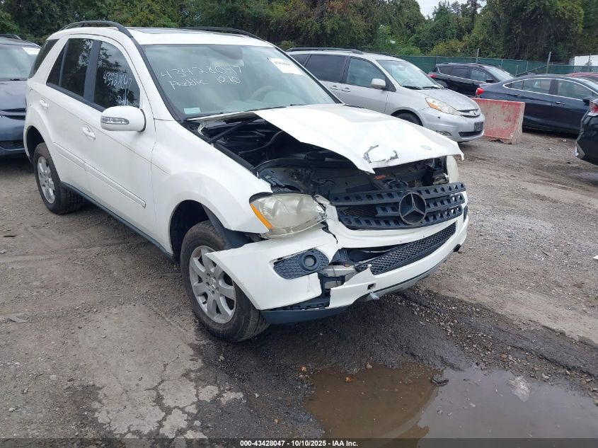 2006 Mercedes-Benz Ml 350 4Matic VIN: 4JGBB86EX6A125283 Lot: 43428047