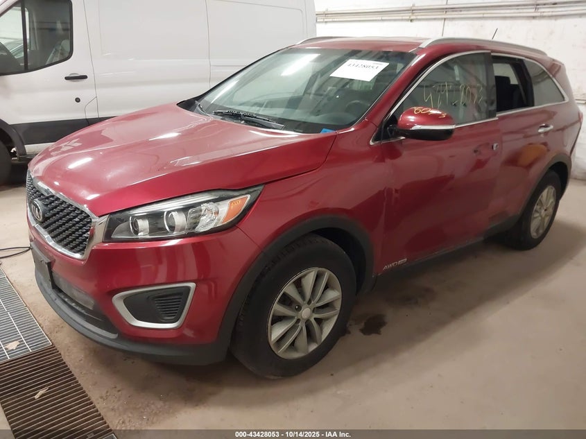 Vin: 5xypgda53hg208634, lot: 43922897, kia sorento 3.3l lx 20172