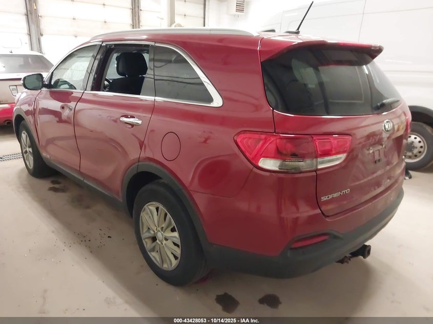Vin: 5xypgda53hg208634, lot: 43922897, kia sorento 3.3l lx 20173