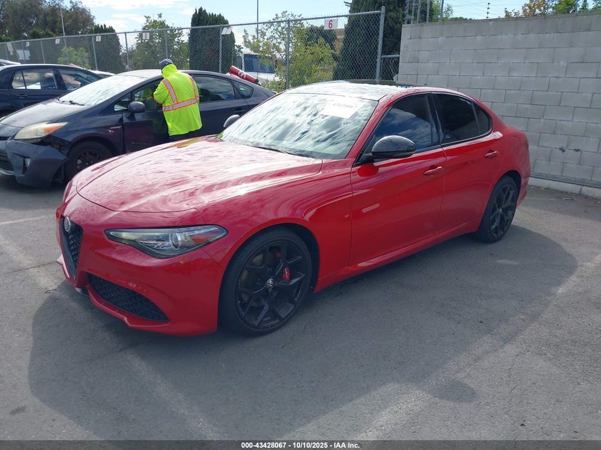 2020 ALFA ROMEO GIULIA SPORT RWD ZARFAMAN9L7626852