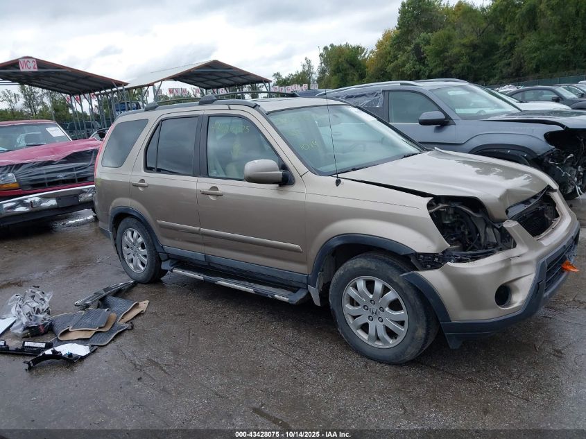 2006 Honda Cr-V Se VIN: SHSRD78976U422261 Lot: 43428075