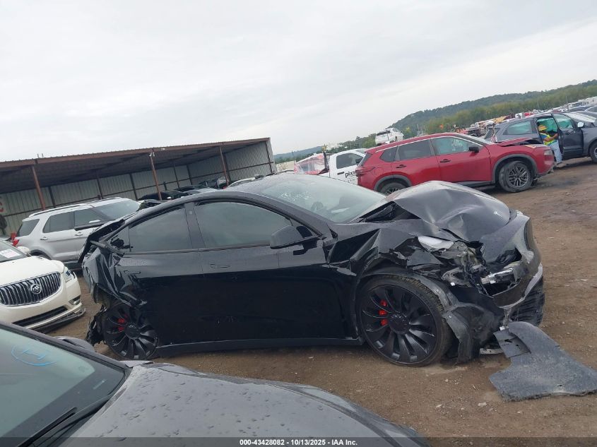 2023 Tesla Model Y Performance Dual Motor All-Wheel Drive VIN: 7SAYGDEF6PF663915 Lot: 43428082