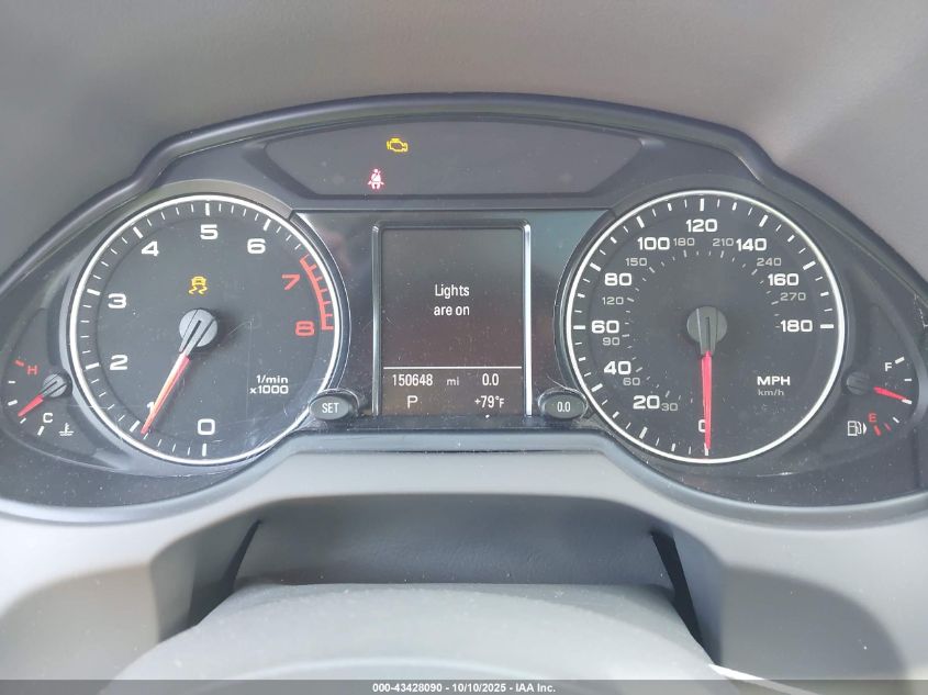 2012 Audi Q5 2.0T Premium VIN: WA1LFAFP4CA110757 Lot: 43428090