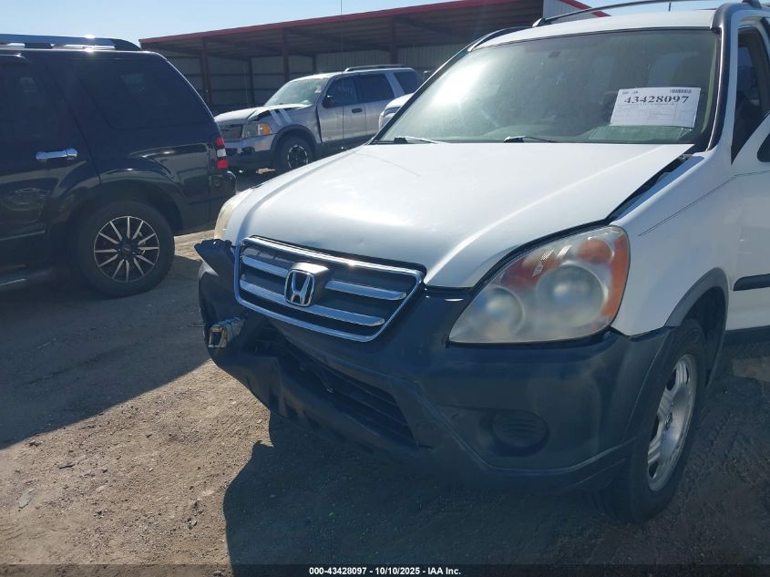 2006 Honda Cr-V Lx VIN: JHLRD78526C036531 Lot: 43428097