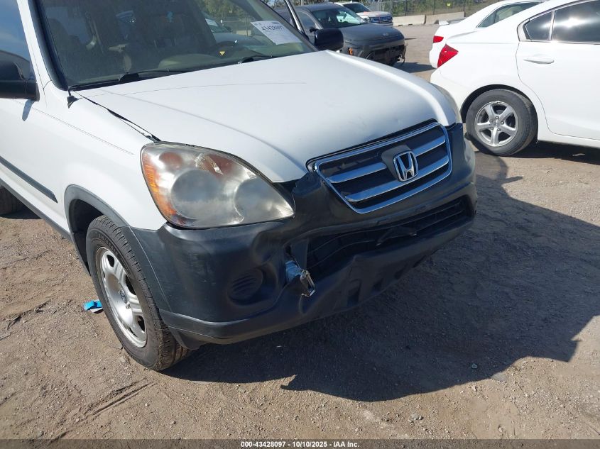 2006 Honda Cr-V Lx VIN: JHLRD78526C036531 Lot: 43428097