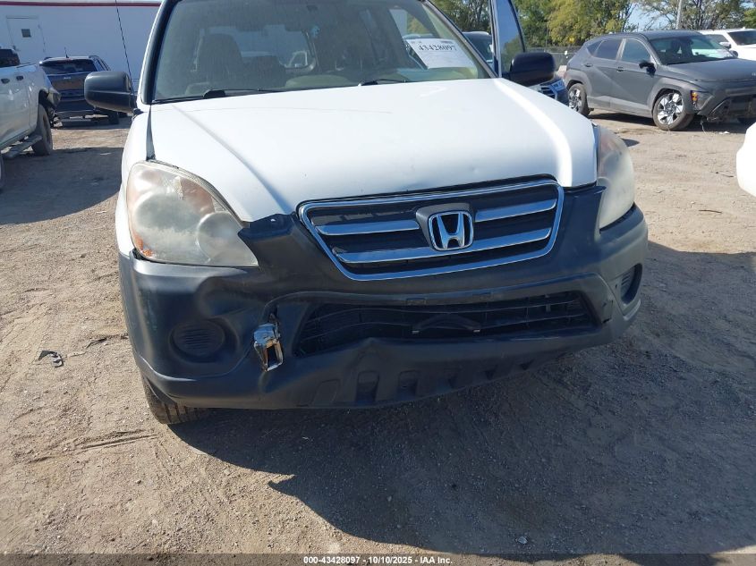 2006 Honda Cr-V Lx VIN: JHLRD78526C036531 Lot: 43428097