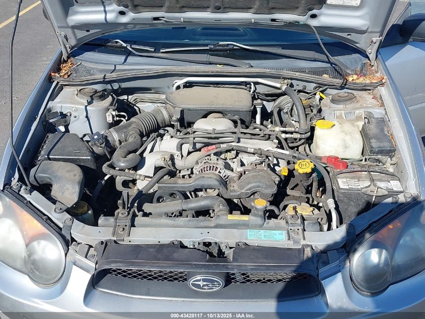 2005 Subaru Impreza 2.5Rs VIN: JF1GG67585H812921 Lot: 43428117