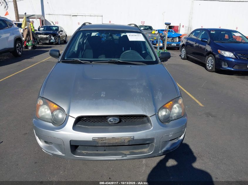2005 Subaru Impreza 2.5Rs VIN: JF1GG67585H812921 Lot: 43428117
