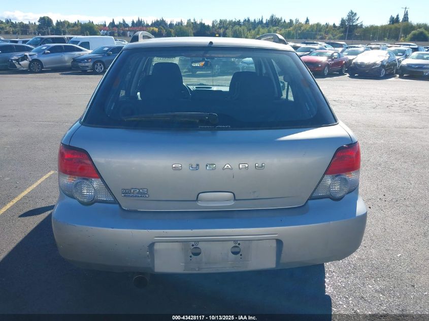 2005 Subaru Impreza 2.5Rs VIN: JF1GG67585H812921 Lot: 43428117