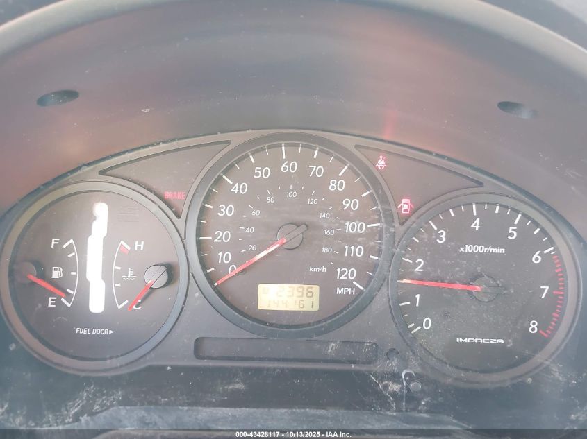 2005 Subaru Impreza 2.5Rs VIN: JF1GG67585H812921 Lot: 43428117