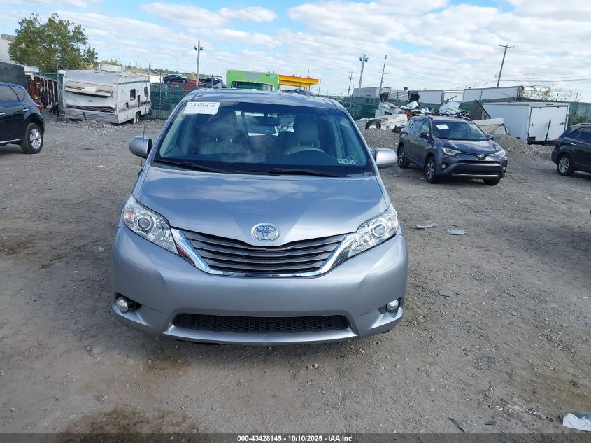 2013 Toyota Sienna Xle V6 8 Passenger VIN: 5TDYK3DC2DS387396 Lot: 43428145