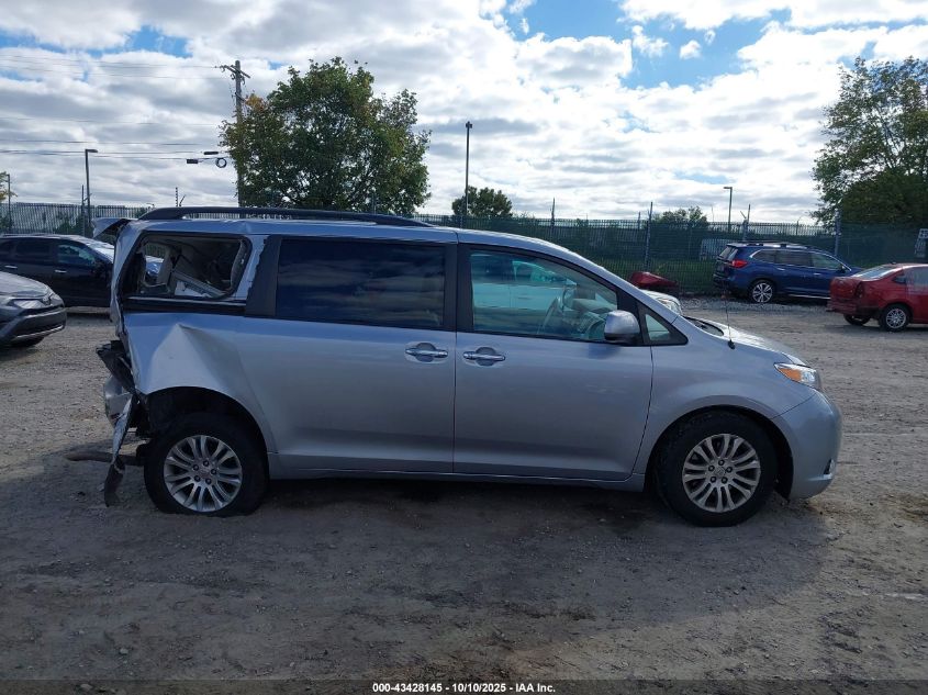 2013 Toyota Sienna Xle V6 8 Passenger VIN: 5TDYK3DC2DS387396 Lot: 43428145