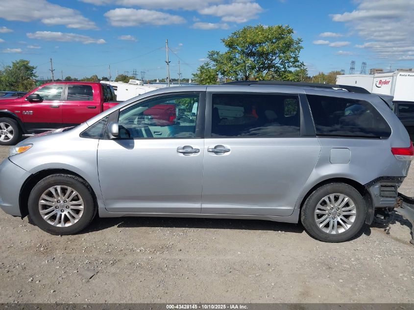 2013 Toyota Sienna Xle V6 8 Passenger VIN: 5TDYK3DC2DS387396 Lot: 43428145