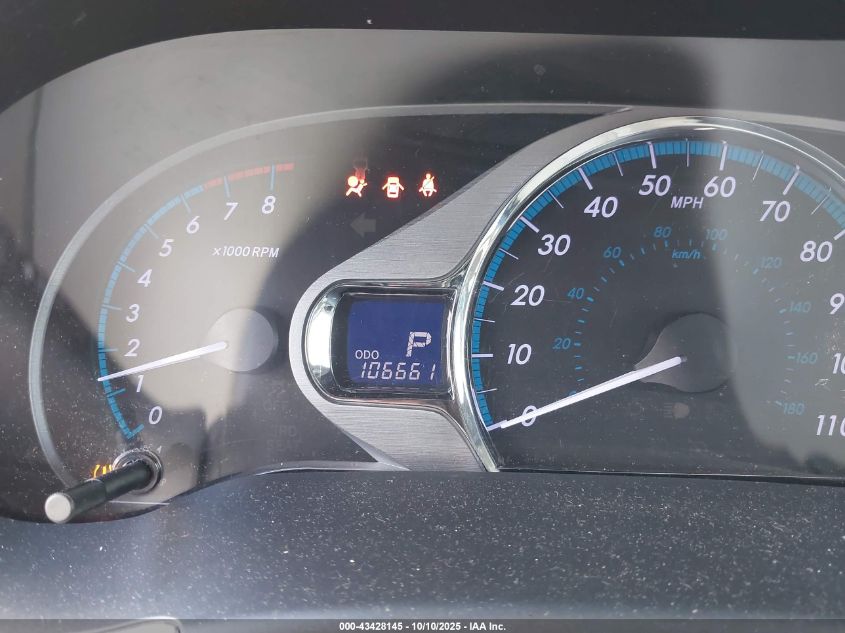 2013 Toyota Sienna Xle V6 8 Passenger VIN: 5TDYK3DC2DS387396 Lot: 43428145