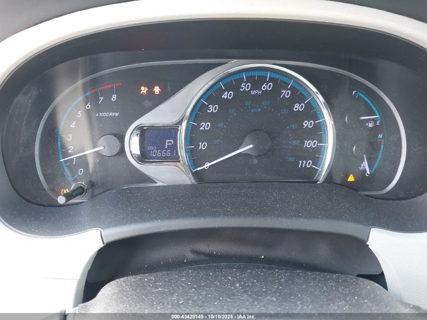 2013 Toyota Sienna Xle V6 8 Passenger VIN: 5TDYK3DC2DS387396 Lot: 43428145