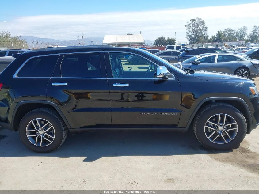 2017 Jeep Grand Cherokee Limited 4X2 VIN: 1C4RJEBG0HC779700 Lot: 43428157