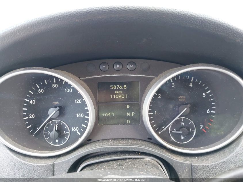 2007 Mercedes-Benz Ml 350 4Matic VIN: 4JGBB86EX7A251631 Lot: 43428190