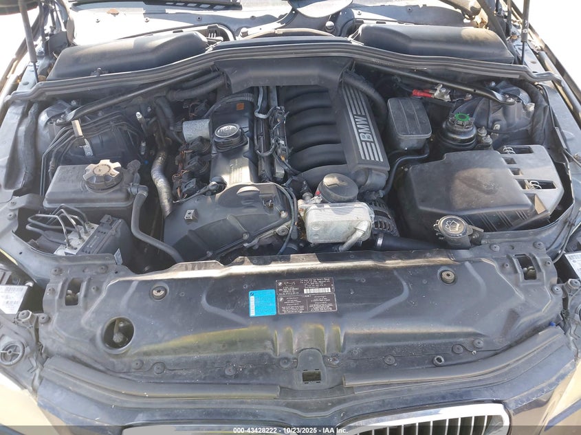 2008 BMW 528I VIN: WBANU53558CT11557 Lot: 43428222