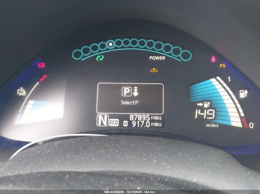 2016 Nissan Leaf S VIN: 1N4BZ0CP3GC313999 Lot: 43428286