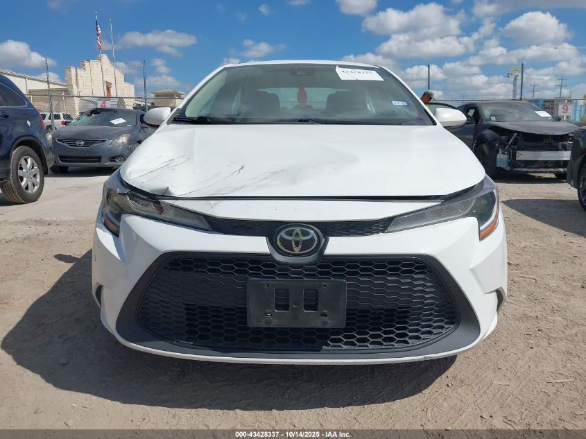 2021 Toyota Corolla Le VIN: 5YFEPMAE3MP245857 Lot: 43428337