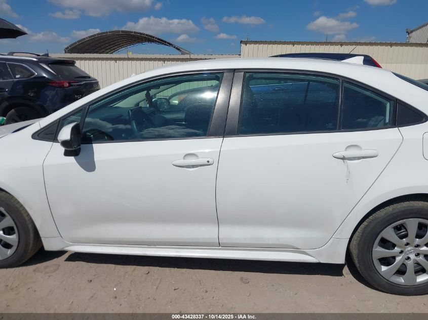 2021 Toyota Corolla Le VIN: 5YFEPMAE3MP245857 Lot: 43428337