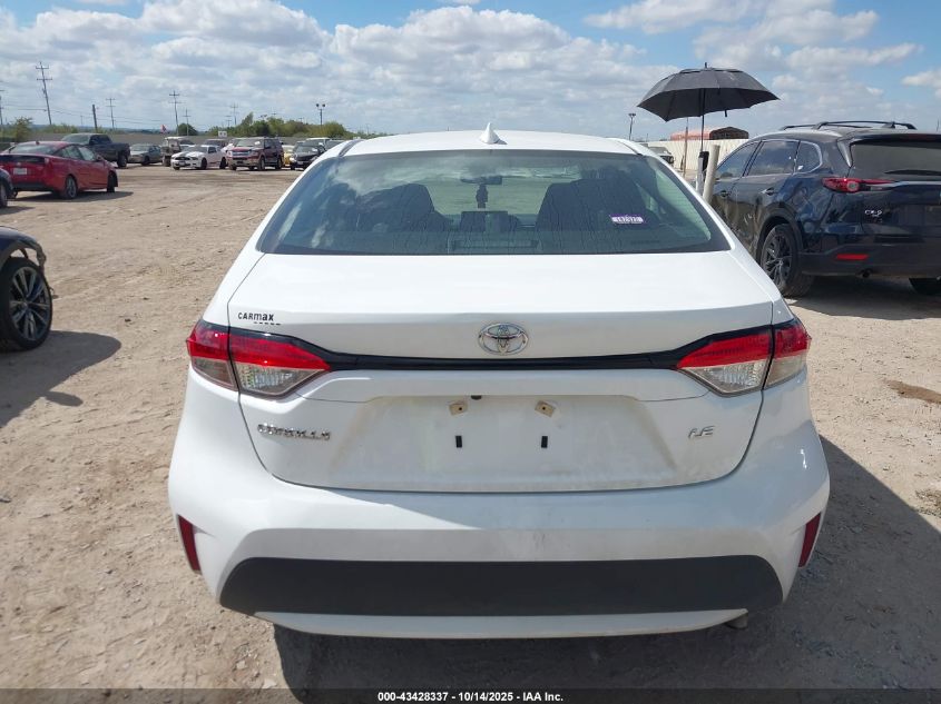 2021 Toyota Corolla Le VIN: 5YFEPMAE3MP245857 Lot: 43428337