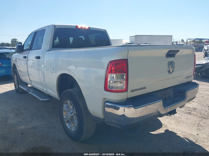 Vin: 3c6ur5dl5rg266378, lot: 43923191, ram 2500 big horn  4x4 6'4 box 20243