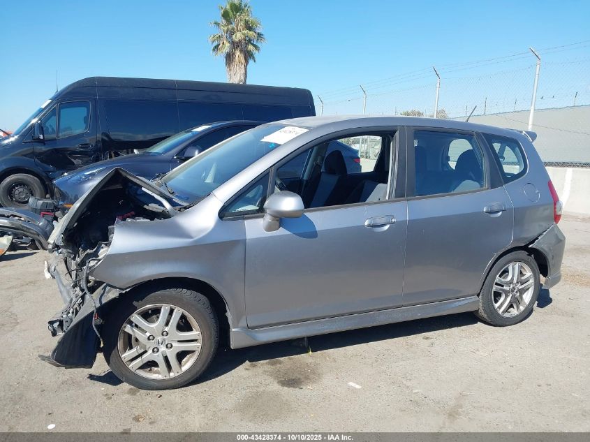 2007 Honda Fit Sport VIN: JHMGD38657S014034 Lot: 43428374