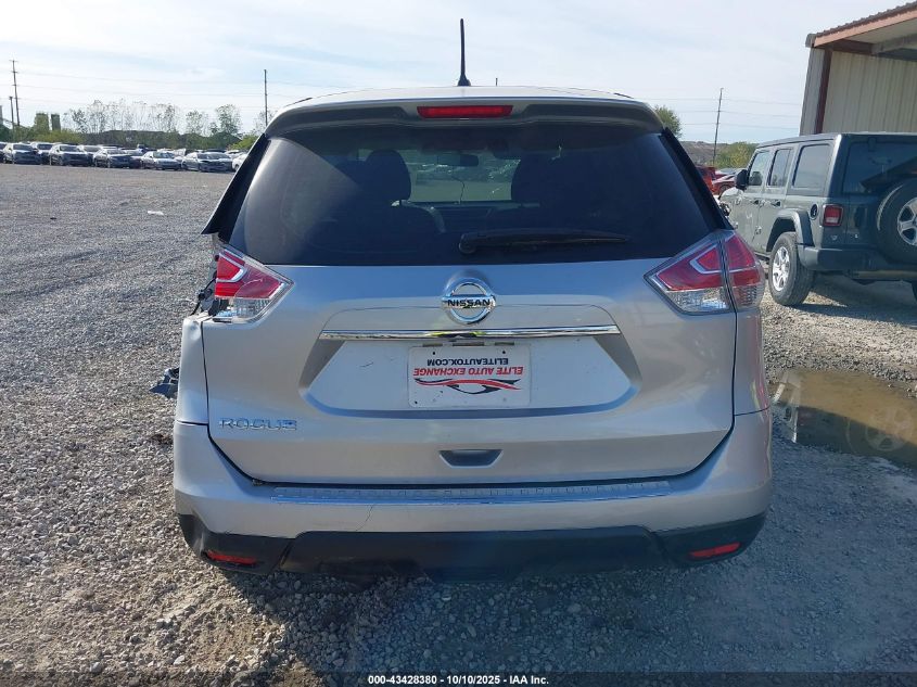 2016 Nissan Rogue S VIN: JN8AT2MT4GW015530 Lot: 43428380