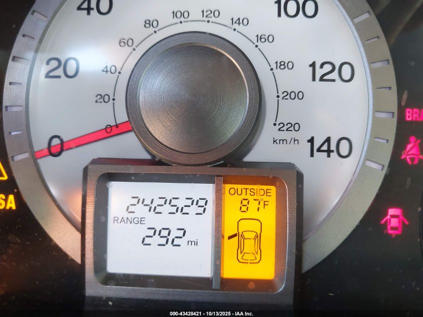 2009 Honda Pilot Ex VIN: 5FNYF38419B028169 Lot: 43428421