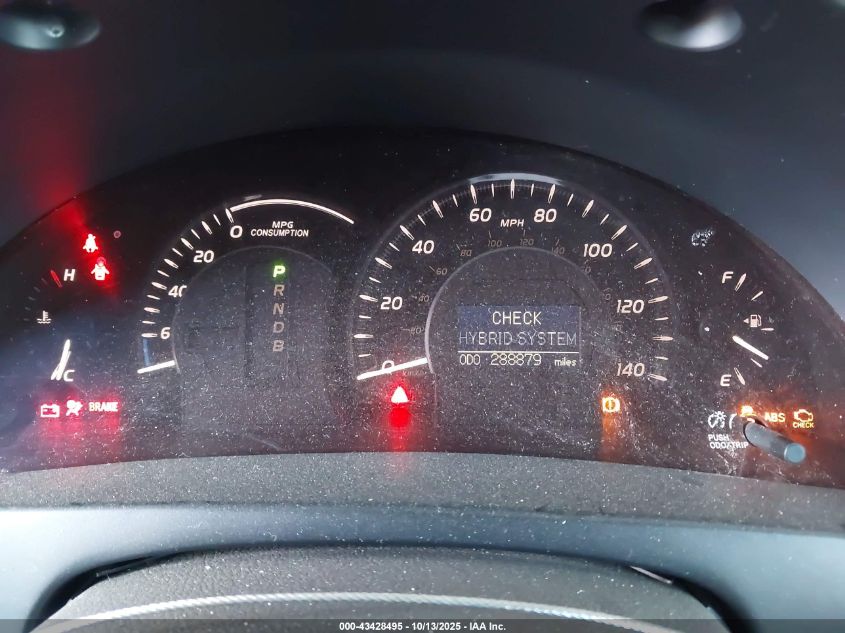 2007 Toyota Camry Hybrid VIN: JTNBB46K773024898 Lot: 43428495