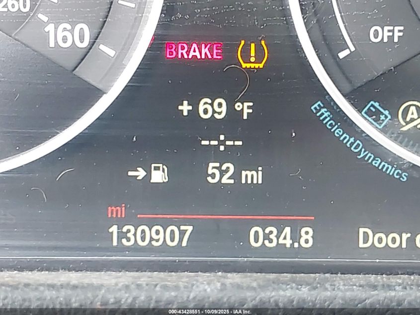 2014 BMW 335I VIN: WBA3A9C57EF479637 Lot: 43428551